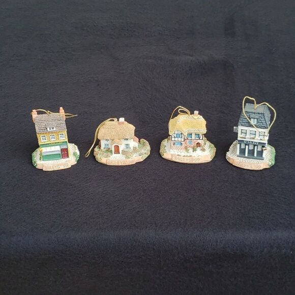 Vintage Other - Vtg 1999 Baileys Original Irish Cream Ltd Edition Christmas Ornaments Set of 4